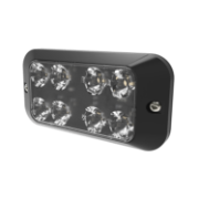 ECCO ED3700 Series Red 8 LED Strobe Light | R65 (Class II) | IP67 - [XTP4DSRR]