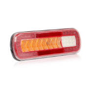 DBG Dynamic I LED Rear Combination Light w/ Dyn. Indicator | 283mm | Fly Lead | Left/Right | 5 Function - [334.076]