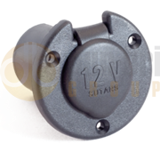 SUTARS 16A Round Automotive Power Socket (Cigarette Plug) with Splash-Proof Cap 12V - 1216