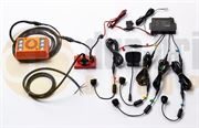Amber Valley AVBSK4 LEFT TURN Ultrasonic Blind Spot Kit (4 Sensors, Alarmalight Speaking Alarm, Speed Sensor, Turn Trigger & In-Cab Display) 12/24V