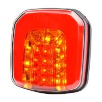 WAS W145 LED Rear Combination Light | 108mm | WAS 5-Pin | Left/Right | 3 Function - [1089/I]