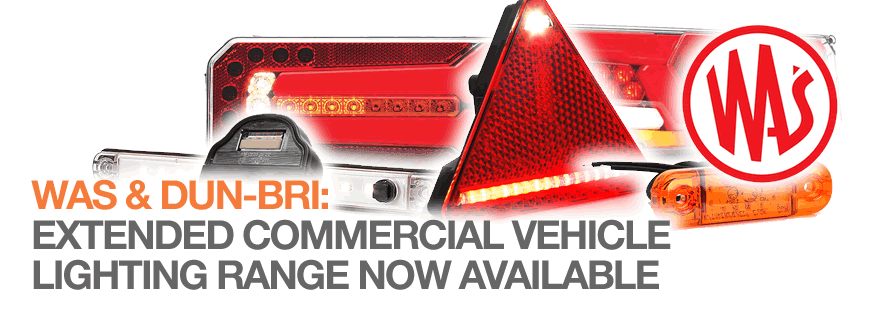 WAS & Dun-Bri: New range of commercial vehicle lighting