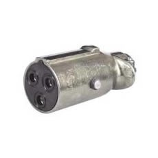 Clang 24V 3-Pin Heavy Duty Alloy Trailer Plug (Female) | Screw Terminals - [CT6871]