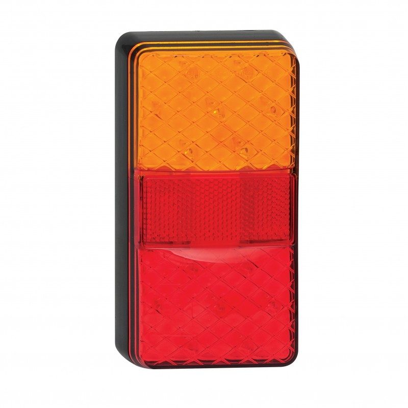 LED Autolamps 150 Series 12/24V Compact LED Rear Combination Lights w/ Reflex | 150mm