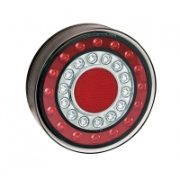LED Autolamps MaXilamp-C Series 12/24V Round LED S/T/I Light | 125mm | Fly Lead - [MAXILAMP1XCE]