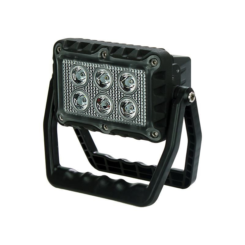 LED Autolamps RWL129W18-FH RWL USB Rechargeable 6-LED 950lm Flood Work Light with Folding Stand 12/24V