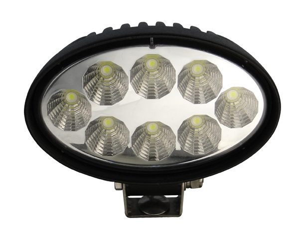 DBG Valueline 8-LED Oval Work Light | Flood Beam | 1100lm | Fly Lead | Pack of 1 - [711.005]