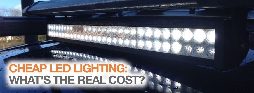 The true cost of untested, cheap LED work lighting – up to £1.69million