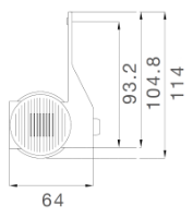 Aspoeck SUPERPOINT III LH LED End Outline Marker | Fly Lead | 12/24V [42-3294-097]