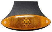 LITE-wire/Perei SM70 LED Side (Amber) Marker Light (Reflex) w/ Bracket | 150mm | x2 Superseal | 24V - [SM70SSLED-24V-KIT]