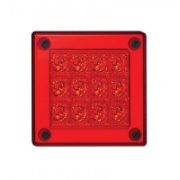 LED Autolamps 280 Series 12/24V Square LED Stop/Tail Light | 90mm | Fly Lead - [280RM]