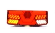 WAS W138DL Series LED LEFT Rear Combination Lamp w/ Number Plate | S/T/I/R/F | Fly Leads - [1059]