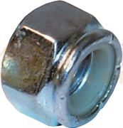 DBG 5/16" UNF 'P' Type Nylon Insert Locking Nut - Zinc Plated Steel - Pack of 100 - 1025.5322/100