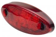 Rubbolite M893 LED Rear (Red) Marker Light (Reflex) | 100mm | Fly Lead (0.5m) | Screw Fixing - [893/12/05]