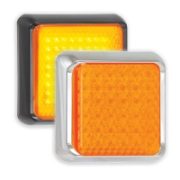 LED Autolamps 125 Series 12/24V Square LED Signal Lights | 125mm