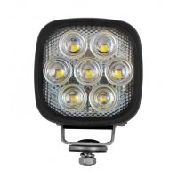 LED Autolamps 11235 Series Square 7-LED 2042lm Work Flood Light 12/24V - 11235BM