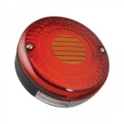 LED Autolamps 140 Series 12/24V Round LED S/T/I Light | Number Plate | 140mm | Fly Lead - [140STILM]