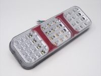 DBG COMBI III Series LED Rear Combination Lamp w/ Reverse (Clear Lens) | 0.5m Fly Lead [344.055A]