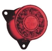 LITE-wire/Perei 55 Series 12/24V Round LED Rear Fog Light | 55mm | Fly Lead | Red - [RF101SZZ-5-2-AA]