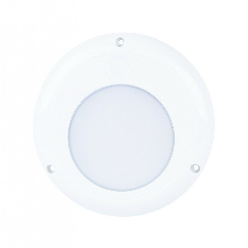 LED Autolamps 13118WM (130mm) WHITE 87-LED ROUND Interior Light 750lm 12/24V