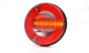 WAS W153 Series LED L/R 142mm Round Rear Combination Lamp | Fly Lead [1128]