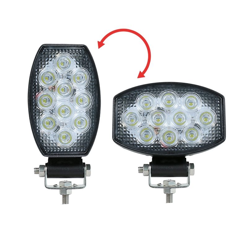 LED Autolamps 15030 Oval 10-LED 1375lm Work Flood Light 12/24V - 15030BMV