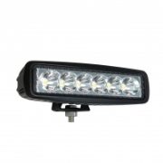 LED Autolamps 16018 Slim 6-LED 1175lm Work Spot Light Black 12/24V - 16018BM