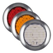 LED Autolamps 145 Series 12/24V Round LED Signal Lights | 145mm