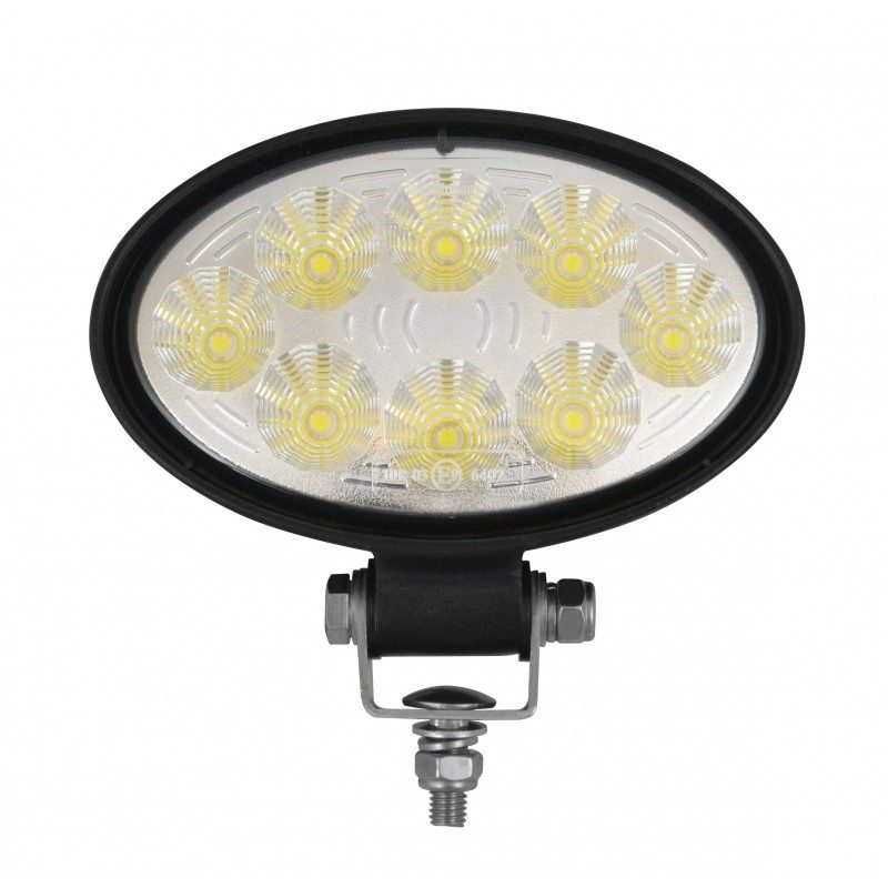 LED Autolamps Oval 8-LED 1045lm Work Flood Light 12/24V - 8324BM
