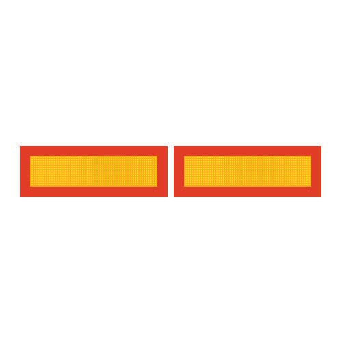 Vehicle Marker Boards | TYPE 265 (ECE6/7) | R70 | 565x195mm