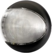 Hella 959 820 EuroLED Series LED 130mm Round Rear Fog Lamp (Clear) | Fly Lead - [2NE 959 821-201]