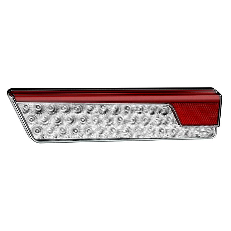LED Autolamps 355 Series 12/24V LED Rear Combination Light (Dyn. Indicator) | 356mm | Chrome | S/T/I (Dyn.) w/ Reverse | Pack of 2 - [355ARWM-2] - 3