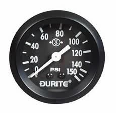 Durite 0-533-01 Air Pressure Gauge (270° Sweep Dial) 