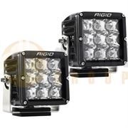 RIGID 322213 D-XL PRO SPOT PAIR BLACK Lights 7128lm (RAW) 9-LED IP68 12/24V
