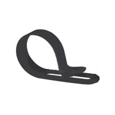 Durite 0-002-93 5mm Black Nylon 'P' Clip for Ø9-14mm Cable (25 Pack)