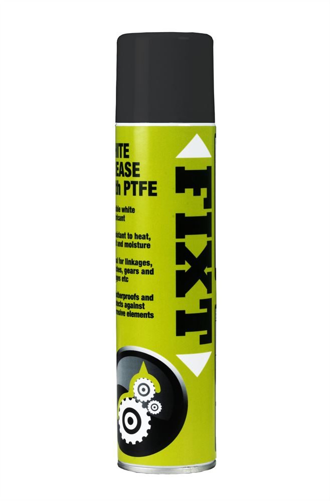 FIXT FX081151 White Grease with PTFE - 400ml Aerosol