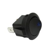 20mm Round Rocker Switch | ON/OFF | Blue LED | Pack of 1 - [270.132U]