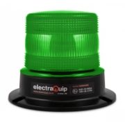 LED Autolamps EQR Series LED R10 Green Three Bolt Beacon [EQR65GBM]