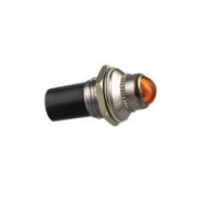 LED Autolamps PL Series Screw-Fit LED Warning Lights | Ø12mm Hole | Amber | 24V | Pack of 1 - [PLA24]