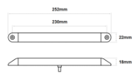 Aspoeck PRO-CAN XL LED Indicator Lamp | Fly Lead | 12V [41-026-521]