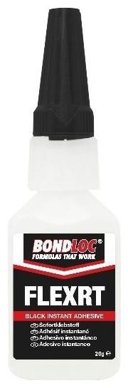 Bondloc 865860 FLEXRT Black Instant Adhesive - 20g Bottle