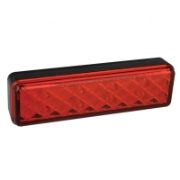 LED Autolamps 135 Series 12/24V Slim-line LED Stop/Tail Light | 135mm | Surface | Fly Lead - [135RME]