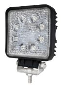 DBG 8-LED Square Work Light | Flood Beam | 1920lm | Fly Lead | Pack of 1 - [711.030]