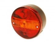 Signal-Stat THQ/06 Series 12/24V Round S/T/I Light | 140mm | Cable Entry - [THQ/06/00]
