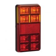 LED Autolamps 151 Series 12V LED Rear Combination Lights w/ Reflex | 150mm