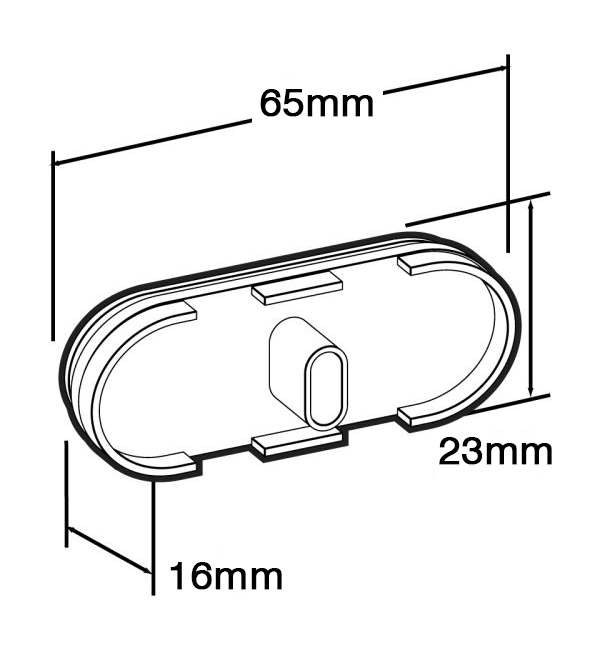 Truck-Lite TL/60 LED Indicator Light 24V [TL60255Y]