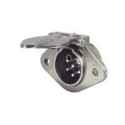 Clang 24V 7-Pin 'S' Type Heavy Duty Alloy Trailer Socket | Screw Terminals - [CT6936]