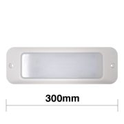 DBG Pegasus Series 12/24V LED Interior Panel Light | Polycarbonate | 300mm | 1500lm | Un-Switched - [ITL.200.VV]