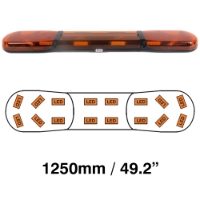 Britax A13 Series 1250mm LED R65 Amber/Amber 16 Module Lightbar [A13750.200.DV]