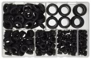 DBG 2-25mm Rubber Wiring Grommets - Assorted Pack of 280